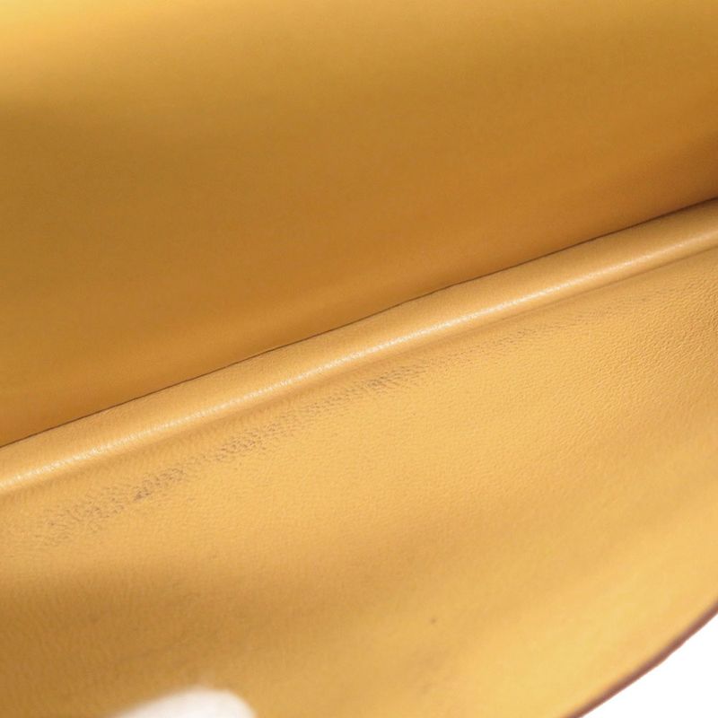 Hermes Bearn Souffle Vota Delacto Paille Gold Hardware Engraved A Long — view 5