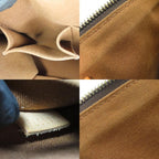 Louis Vuitton Tote Bag Popincourt O Monogram Nubuck Brown Gold Hardware — view 8