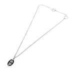 Hermes Necklace Mini Maillon PM Black Silver-color Chaine D'ancre — view 8