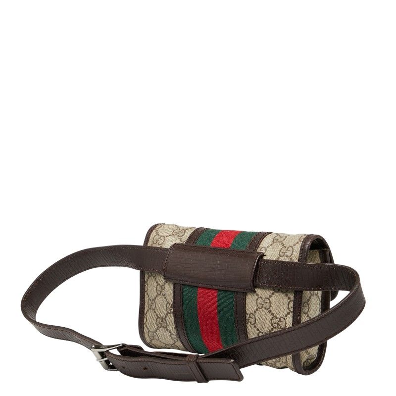 Gucci Sherry Line GG Supreme Body Bag Waist Beige Multicolor — view 2