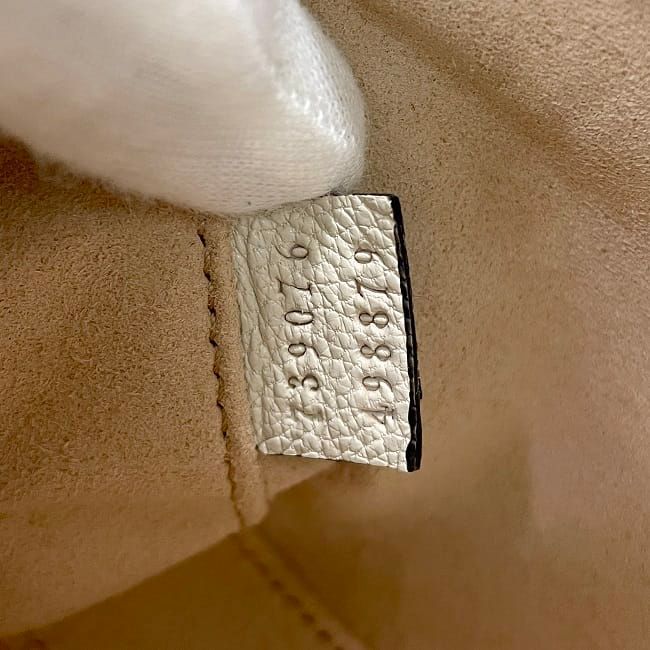 Gucci Mini Shoulder Bag Aphrodite White GG Marmont — view 8