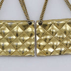 Chanel Quilted Bag Motif Vintage Gold Plated 93 A 37.8 — view 9