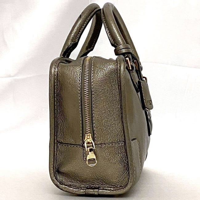 Loewe Handbag Amazona 23 Gold Anagram — view 2