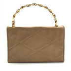 Chanel Quilted Chain Hand Bag Beige — view 2