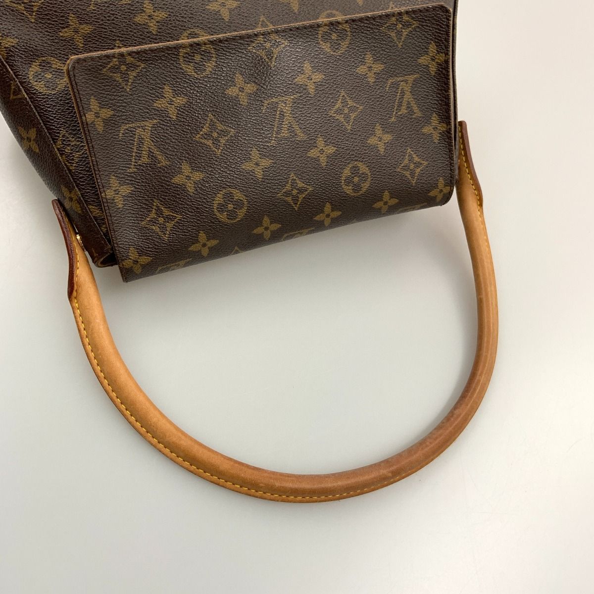 Louis Vuitton Monogram Mini Looping Semi-Shoulder Bag Brown — view 4