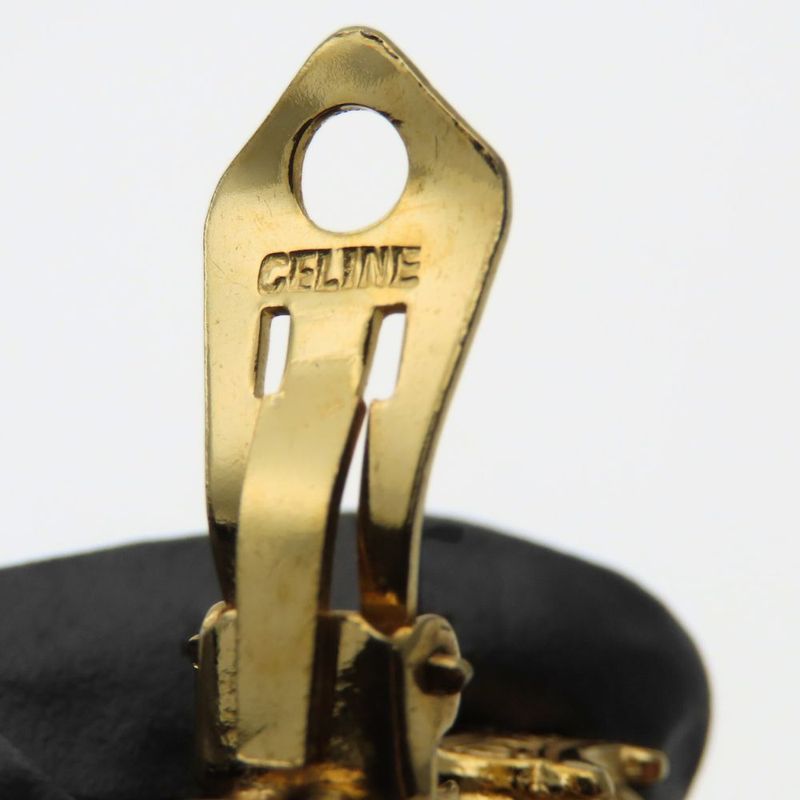 Celine Earrings Metal Gold Plated Accessories — view 7