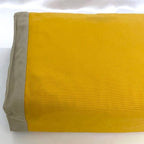 Hermes Clutch Bag Tapidocel Yellow Beige Cotton — view 5