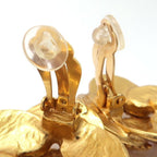 Chanel Earrings 96 A Vintage Coco Mark GP Flower — view 8