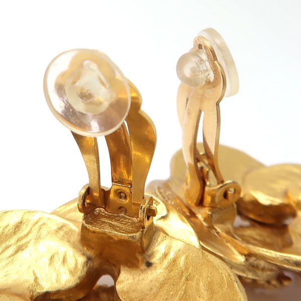 Chanel Earrings 96 A Vintage Coco Mark GP Flower — view 8