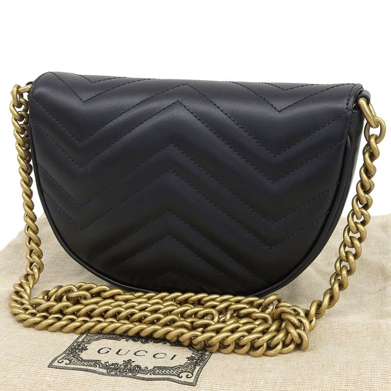 Gucci GG Marmont Chain Shoulder Bag — view 2