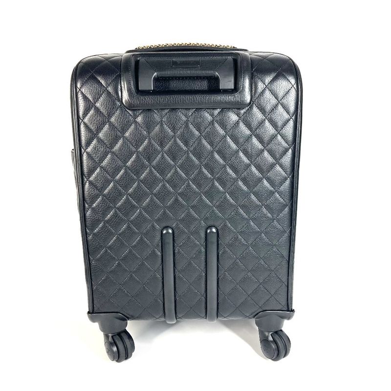 Chanel Carry Bag CC Logo Caviar Leather Black — view 2