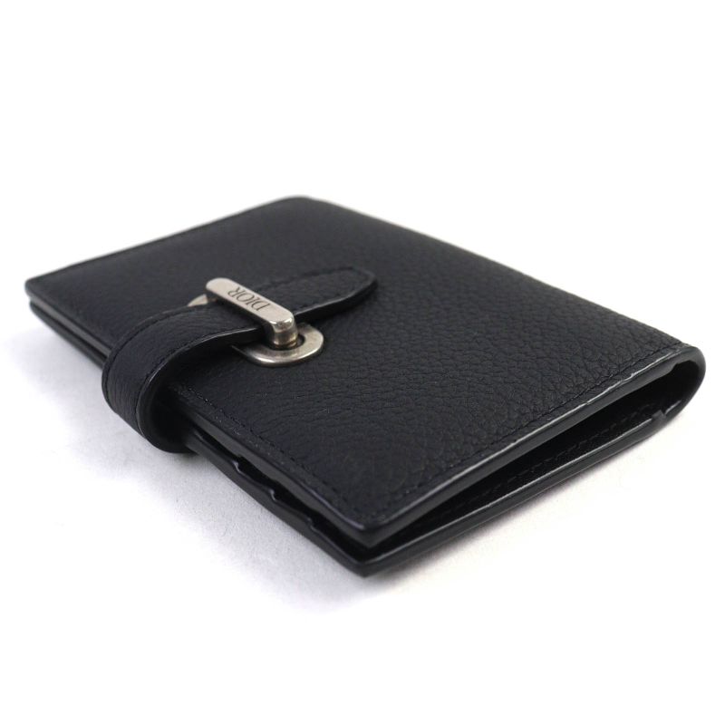 Dior 2 ken Normandie Logo Leather Card Holder — view 5