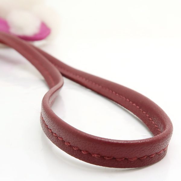 Hermes Buddy Charm Mouton Anion Agno Milo Rose Purple Rouge Gleau Ecru — view 5