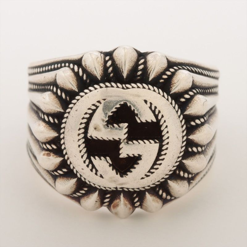 Gucci Interlocking G Silver Ring 18 — view 3