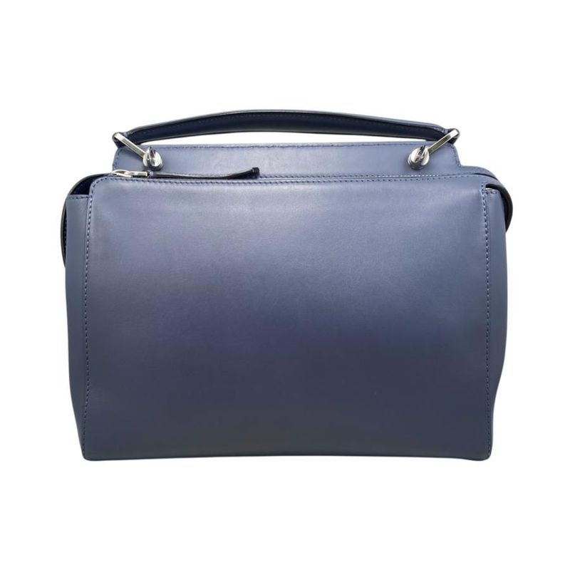 Fendi Shoulder Bag Dotcom 8 Bn293 Calf Leather Navy Blue Pink Beige — view 2