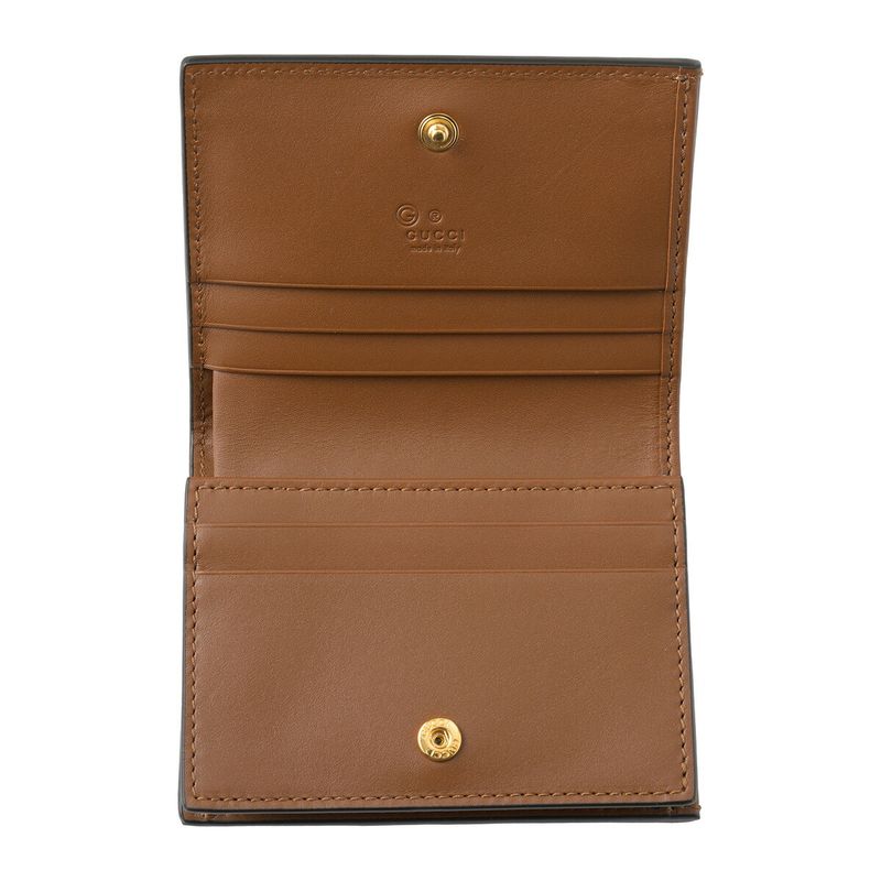 Gucci Bifold Wallet GG Supreme Beige Brown — view 4