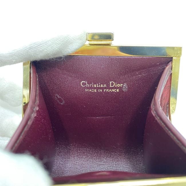 Christian Dior Wallet With Clasp Bordeaux Trotter Jacquard — view 8