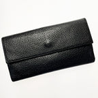 Gucci Bifold Long Wallet 035 1408 2097 Black Pigskin Leather Silver — view 2