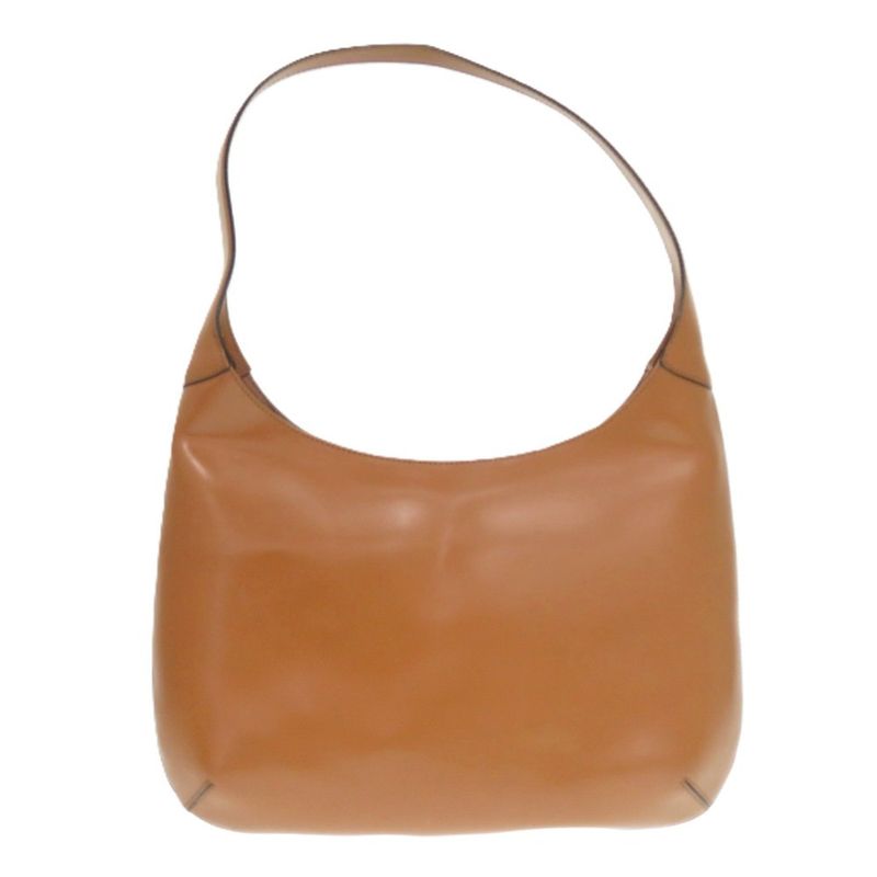Celine Shape Push Leather Camel Shoulder Bag Brown 0441 — view 2