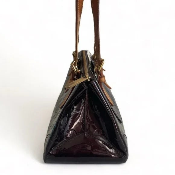 Louis Vuitton Vernis Rosewood Avenue Bag Monogram Tote Amarante — view 6