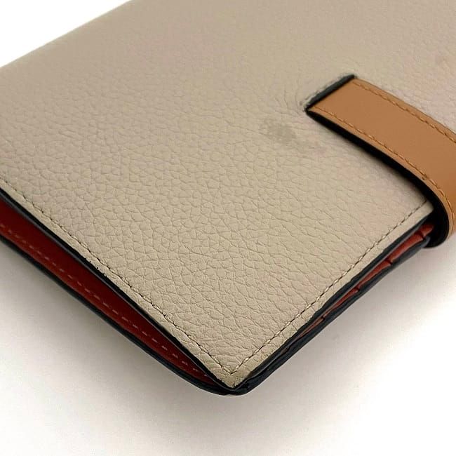 Loewe Bifold Wallet Vertical Small Beige — view 6