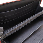 Louis Vuitton Monogram Ink Upside Down Zippy Organizer Navy Round Zipper — view 6