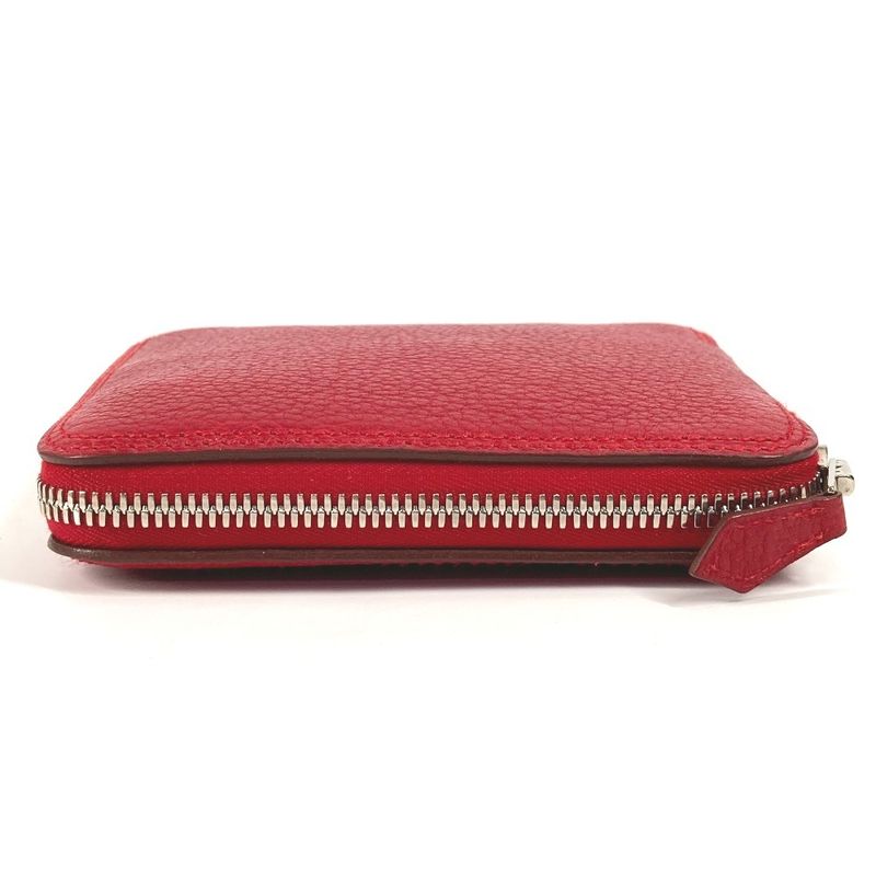 Hermes Shoulder Bag Silky Pop Leather Red — view 6