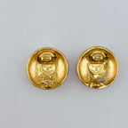 Chanel Vintage Earrings Round — view 4
