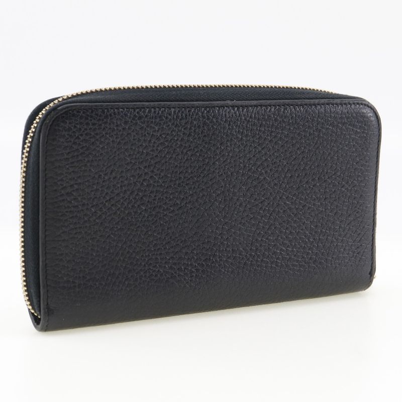 Gucci Interlocking Leather Long Wallet — view 3
