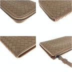 Bottega Veneta Intrecciato Leather Long Wallet Pink — view 4