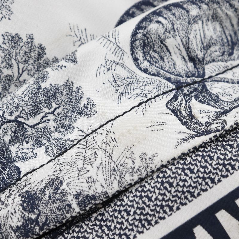 Christian Dior Small Backpack Toile de Jouy M6108 Sntj Nylon Black White — view 7