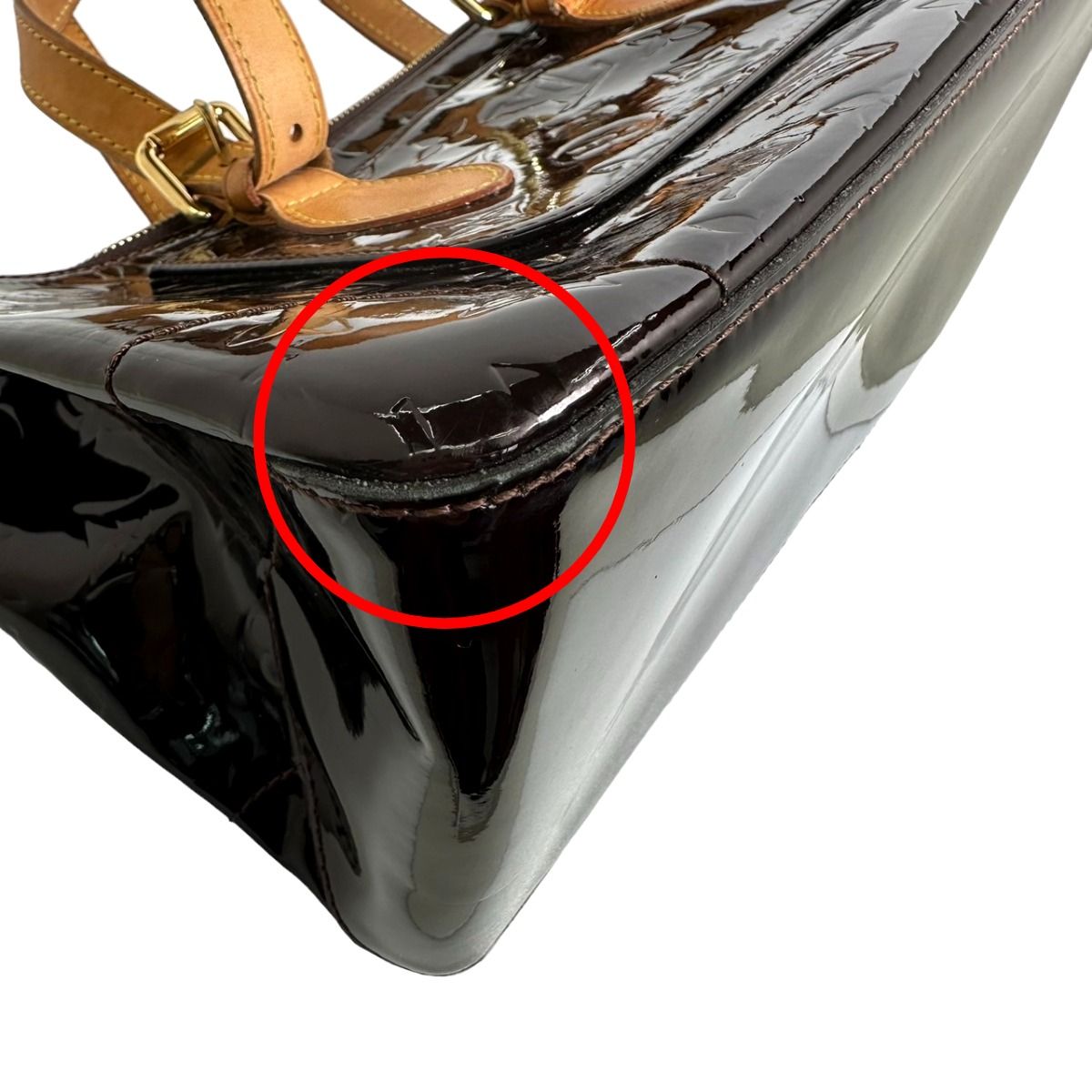 Louis Vuitton Vernis Rosewood Avenue Shoulder Bag Handbag — view 6