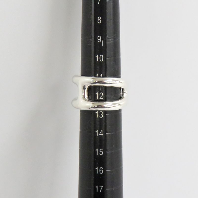 Hermes Ring Osmozu PM 52 no 12 AG 925 Hshape Silver 2023 — view 9