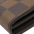 Louis Vuitton Long Wallet Portefeuille Sarah Damier Canvas Ebene — view 4