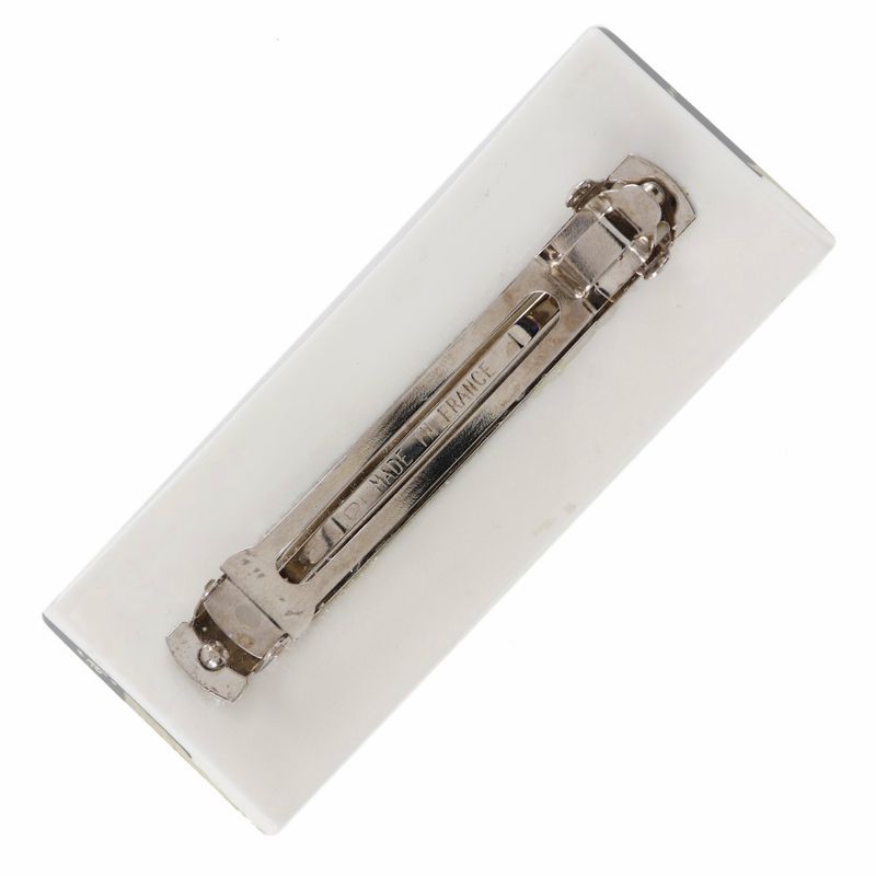 Chanel Plastic and Metal Barrette — view 2