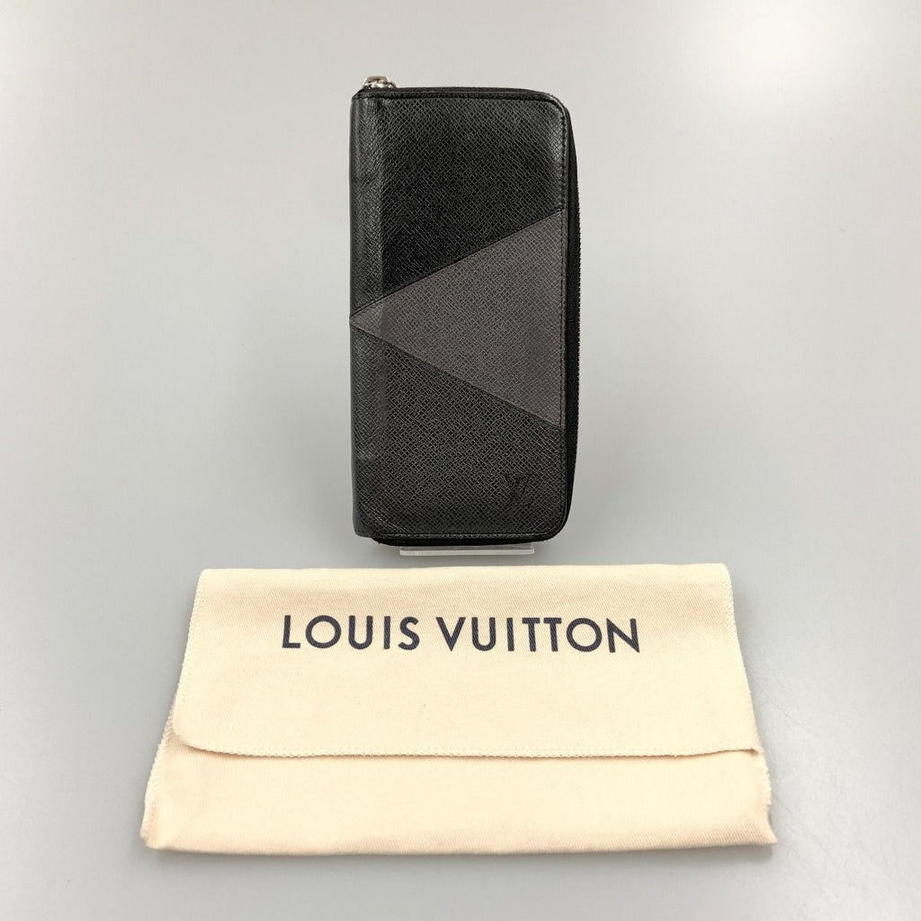 Louis Vuitton Taiga Zippy Wallet Vertical Round Zipper Long — view 7