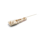 Chanel Brooch Corsage Gold Black Pink Rhinestone Lip Motif — view 5