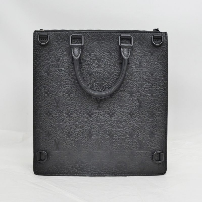 Louis Vuitton Sac Plat Messenger Tote Bag Hand Shoulder Taurillon — view 3