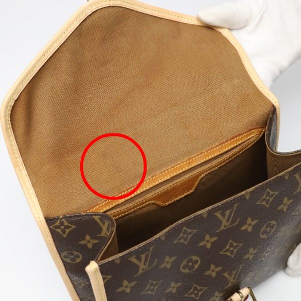 Louis Vuitton Monogram Bel Air Handbag Brown — view 7