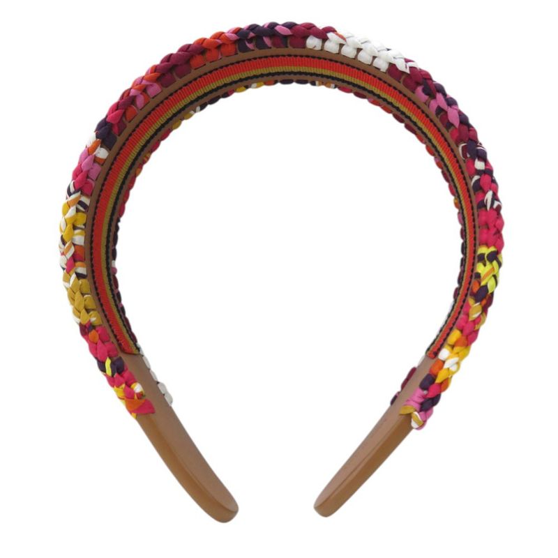 Hermes Fantaisie D'etriers Headband Grace Silk g Multicolor 0810 — view 2