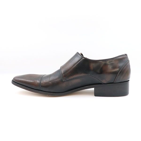 Louis Vuitton Double Monk Strap Shoes Business Size 8 Leather — view 4