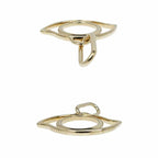 Hermes Curiosity Charm Set Of 2 Gold Color Silver Pendant Top Eye — view 7