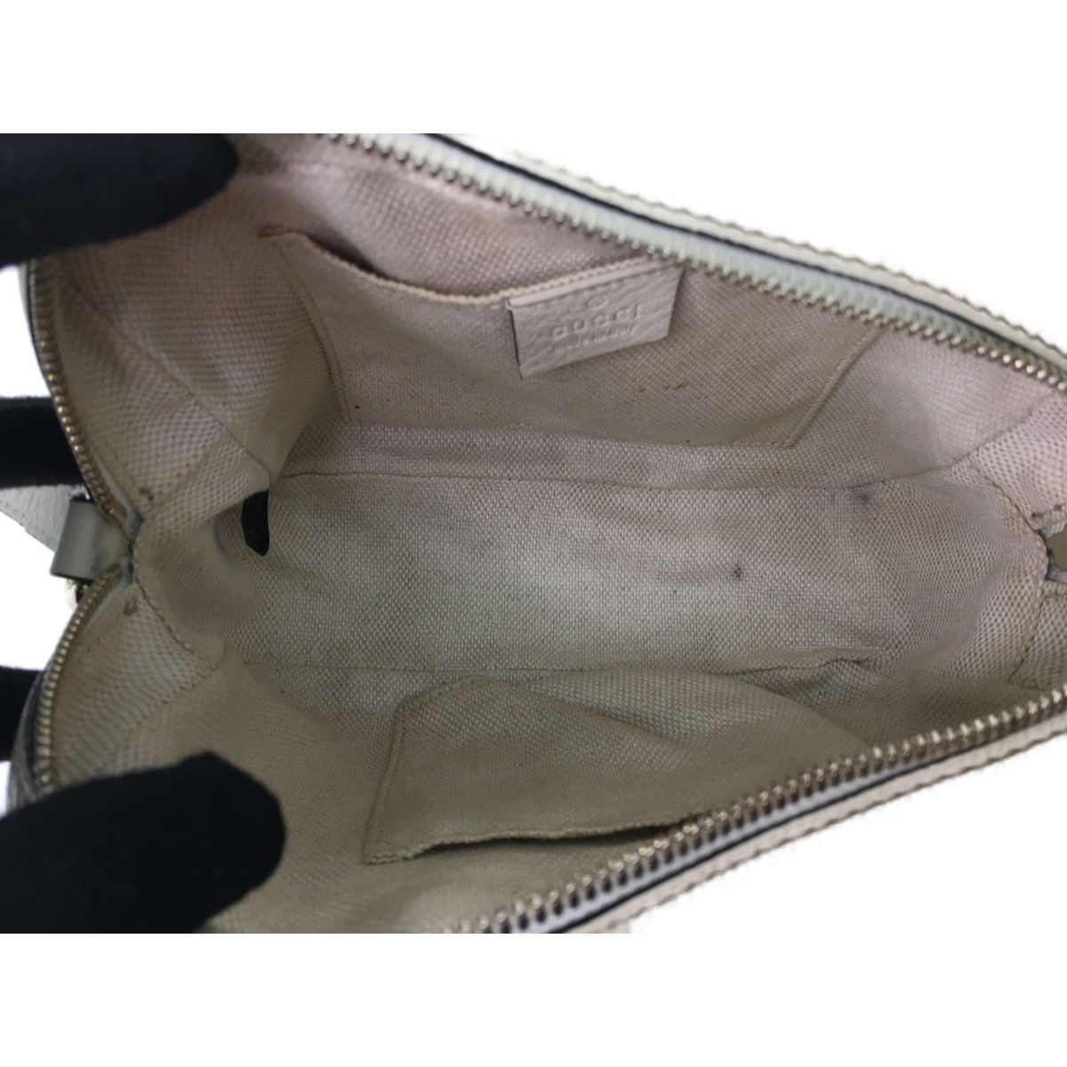 Gucci Soho Interlocking G Small Disco Bag Shoulder White — view 8