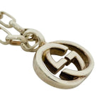 Gucci Interlocking G Necklace Pendant Accessory Jewelry Small AG 925 Silver — view 4