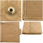 Gucci Fold Wallet with Beige Stripe Line Double Hook — view 4