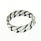 Gucci Silver Interlocking G Chain Ring 5.1 925 Engraved — view 6