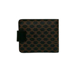 Celine Vintage Macadam Blason Triomphe Pattern Leather Bifold Wallet Mini — view 2