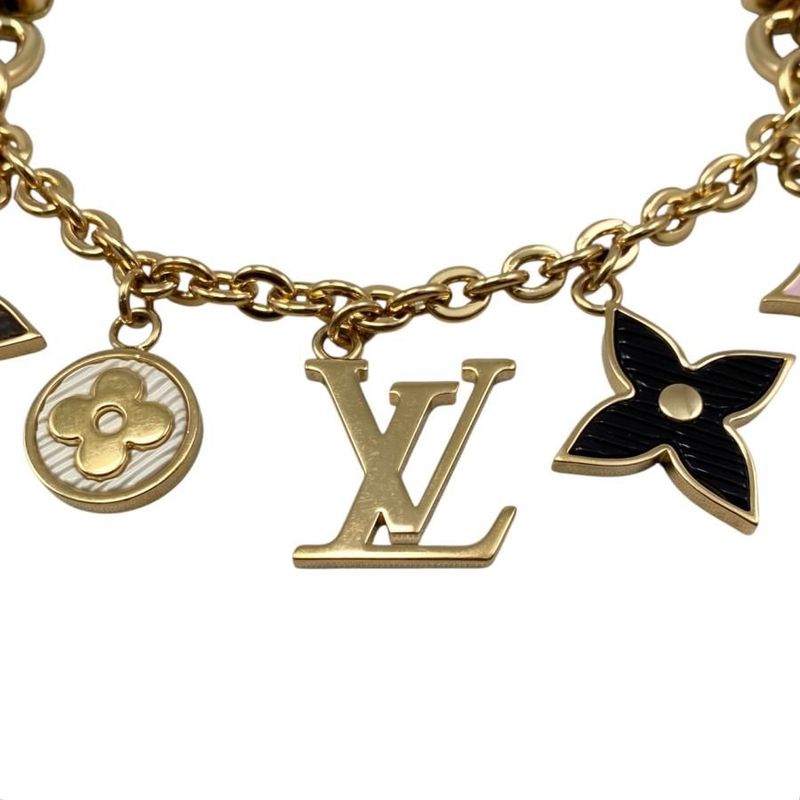Louis Vuitton Bag Charm Chain Spring Street Monogram Flower Epi — view 5