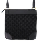 Gucci GG Suede Black Shoulder Bag 0454 — view 2