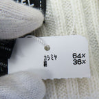 Chanel Knit Cap Cashmere Cotton White Black Hat Coco Mark Apparel — view 7